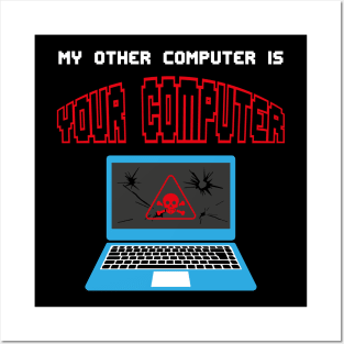 Gift for Computer Geeks and Hackers Funny Hacker Quote Posters and Art